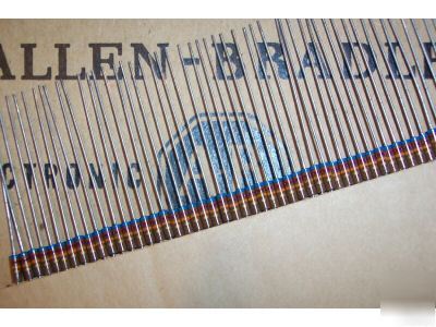 2 allen bradley carbon comp resistors * 820K 10% * 2W