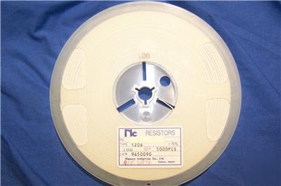 New NRC12J684TR nippon smd res 1206 5% 1/4W qty 5000 