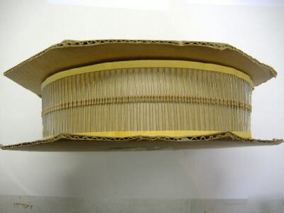 Lot of 1500 _ metal film resistor, 51.1 ohm, 1/4 w, 1%